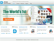 Tablet Screenshot of dr-fone.com